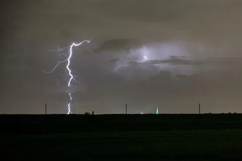 Jumping Lightning Bolt Stock Photos