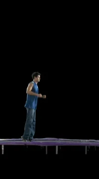 Jumping Male Model 3 Stock Footage 79919