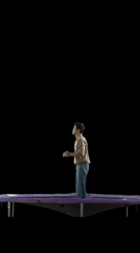 Jumping Male Model Stock Footage 79839