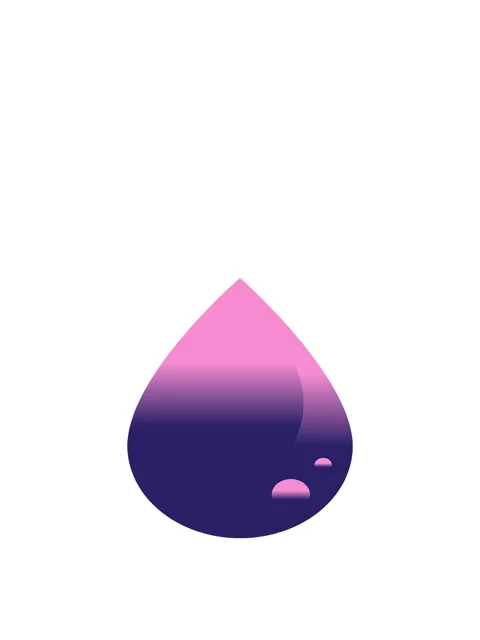 Jumping motion animation of a blood drop graphic vector illustration icon Video stock 324148966