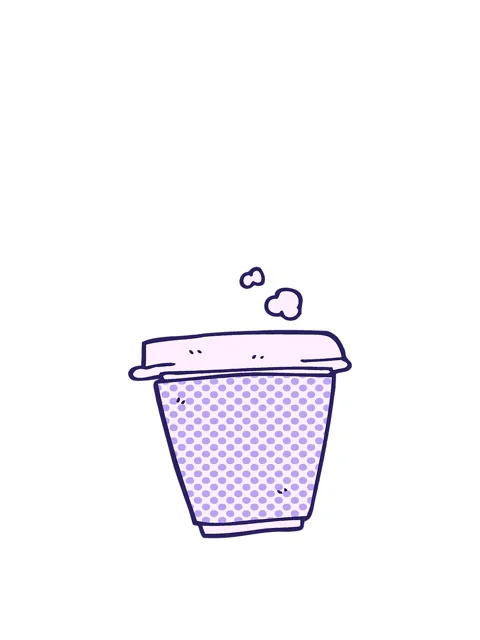 Jumping motion animation of cartoon doodle coffee cup Stock Footage 324413393