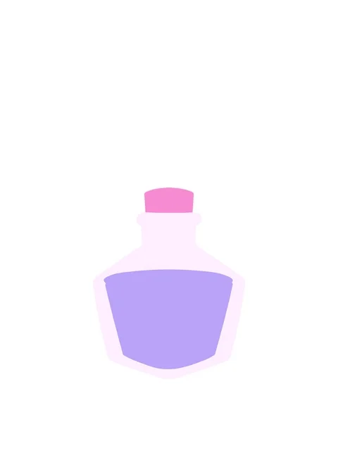 Jumping motion animation of cartoon potion bottle Vídeo Stock 324176259