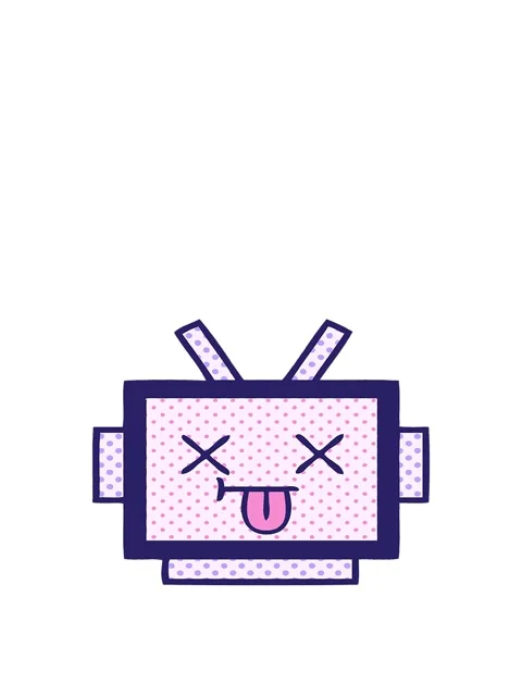 Jumping motion animation of comic book style cartoon of a robot head Stock Footage 324364940