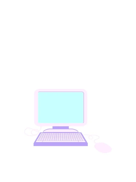 Jumping motion animation of Flat colour illustration of a computer error Stock Footage 324141435