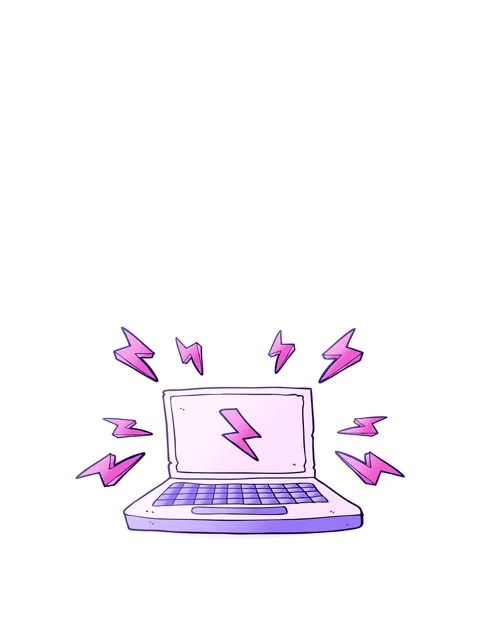 Jumping motion animation of freehand drawn cartoon laptop computer Stock Footage 324493748