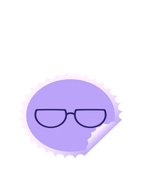 Jumping motion animation of spectacles graphic vector illustration round st.. Stock Footage 324393476