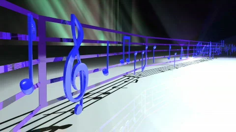 Jumping Music Loop Video stock 539106