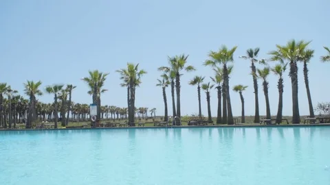 Jumping into pool Stock Footage 70753820