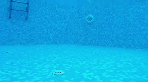 Jumping In the Pool in Slow Motion Stock-Footage 58762066