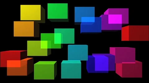 Jumping Rainbow 640x360 30fps Stock Footage 50562864