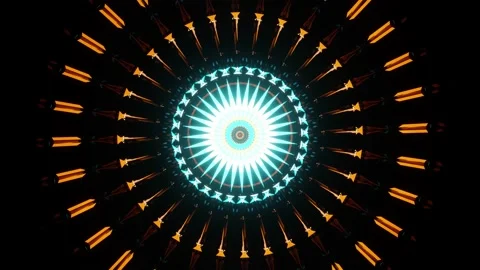 Jumping Rings 4K Stock Footage 147480136