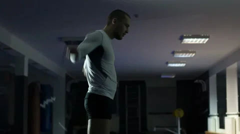 Jumping on the Rope Stock Footage 67446918