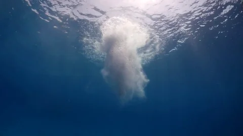 Jumping in to the sea Video stock 72289677