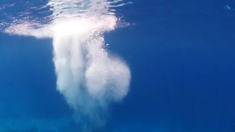 Jumping in to the sea Video stock 72289871