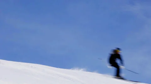 Jumping skier Stock Footage 36891604