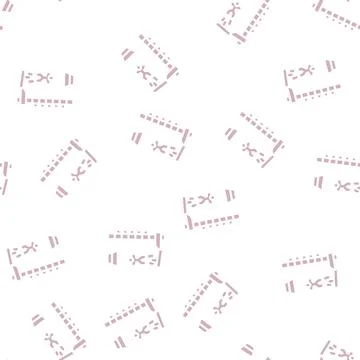 Jumping into water from height glyph vector seamless pattern Stock Illustration