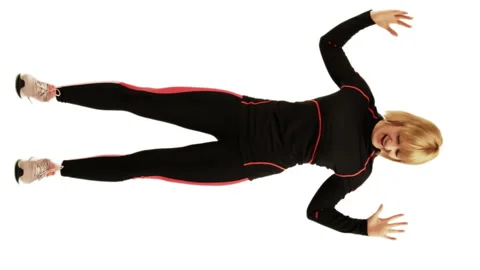 Jumpy bumpy aerobics dance session on wh... | Stock Video | Pond5