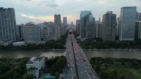 Jun,28,2024 - Guangzhou,China Stock Footage 278460024