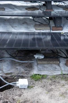 Junction Boxes, Connector Cables, solar panels, Photo 15 of 16 Stock Photos