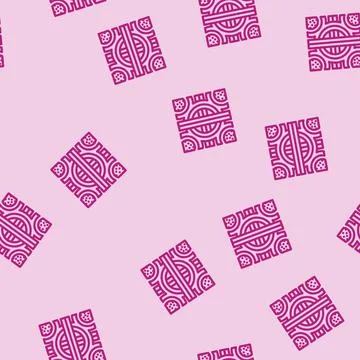 Junction highway road line vector seamless pattern Stock Illustration