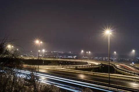 Junction in prague Stock Photos