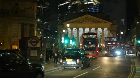 Junction at The Royal Exchange Stock Footage 265761468