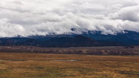 Junction Utah Fields Clouds Timelapse Stock-Footage 82221580