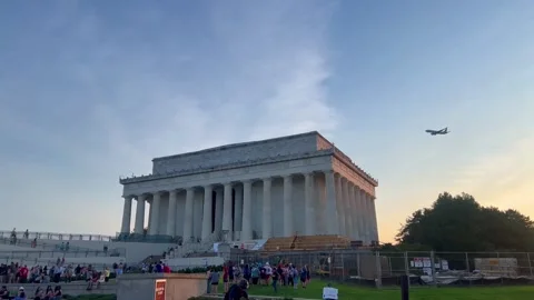 June 08, 2024 - View of Lincoln Memorial in Washington DC Stock Footage 294552689