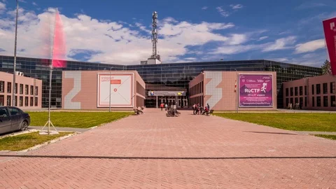 June, 2019: Building Technology Park Ekaterinburg hyperlapse 動画素材 117222044