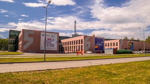 June, 2019: Building Technology Park Ekaterinburg hyperlapse 動画素材 117222058