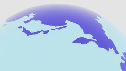 June 28 2026 Rotating Earth Globe Central America Seamless Loop 4K 스톡 동영상 337849108