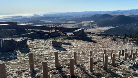 June 6, 2025 - Puy de Dôme, France - Temple of Mercury Roman ruins 库存影片 338146949