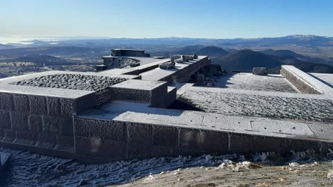 June 6, 2025 - Puy de Dôme, France - Temple of Mercury Roman ruins Видео 338146952