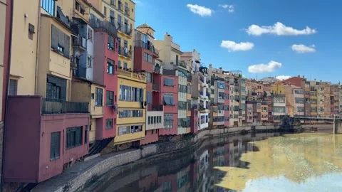 June 9, 2026 - Girona, Spain - Historic architecture of Girona 库存影片 338140887