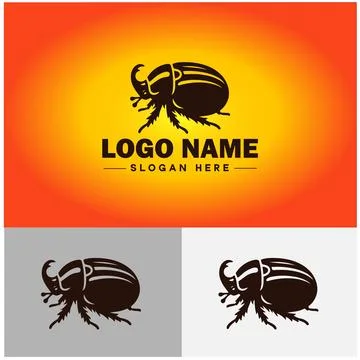 June bug bee logo icon vector for business brand app icon June bug Insect b.. Stockillustratie