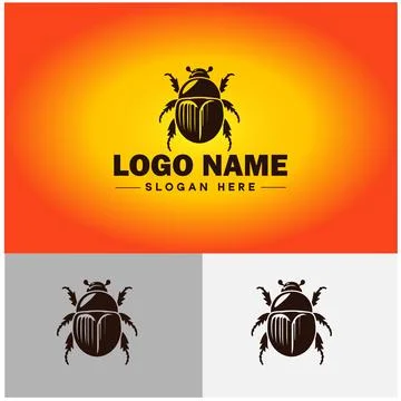 June bug bee logo icon vector for business brand app icon June bug Insect b.. Stockillustratie