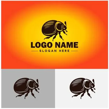June bug bee logo icon vector for business brand app icon June bug Insect b.. Stockillustratie
