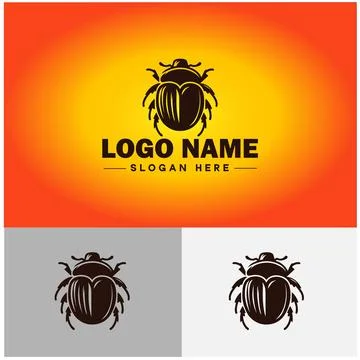 June bug bee logo icon vector for business brand app icon June bug Insect b.. Stockillustratie