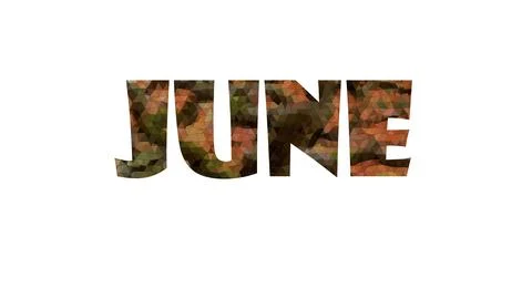 JUNE Stock Illustration