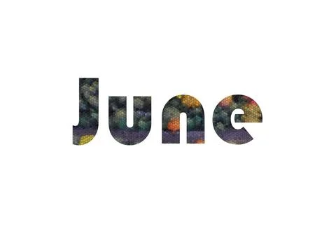 June Stock Illustration