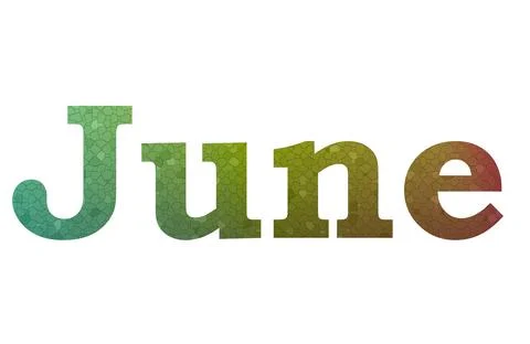 June Stock Illustration