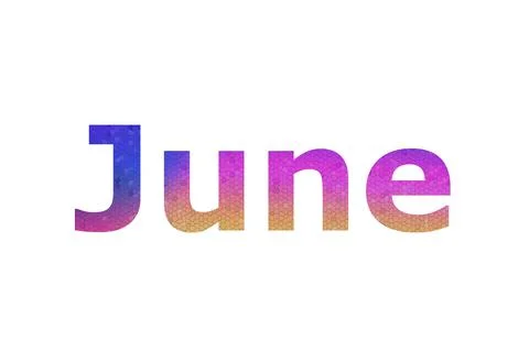 June Stock Illustration