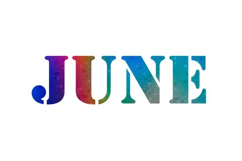 JUNE Stock Illustration