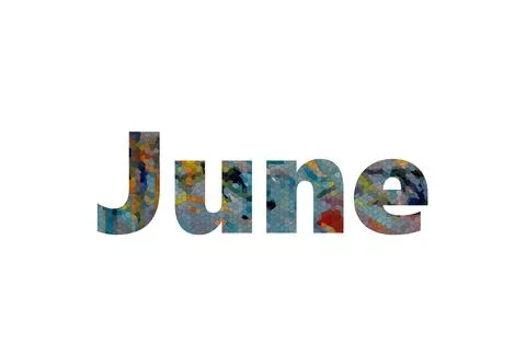 JUNE Stock Illustration