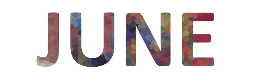 JUNE Stock Illustration