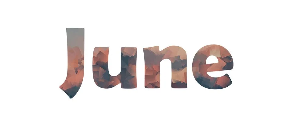 June Stock Illustration