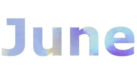 June Stock Illustration