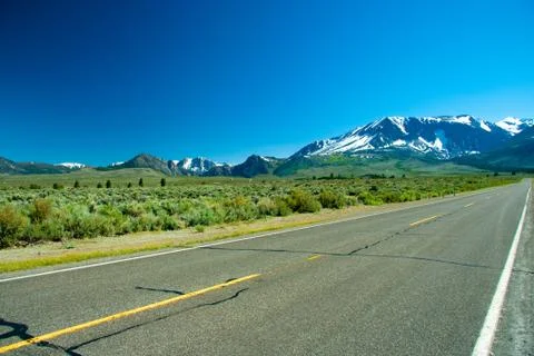 June lake loop highway Stock Photos