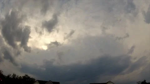 June Storm Clouds Timelapse Stock Footage 50934968
