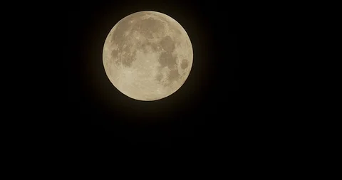 June Strawberry Moon 25 Degrees of Sagittarius Stock Footage 110885654